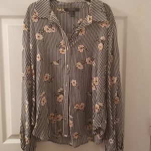 Forever 21 long sleeve button down blouse.